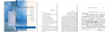 charity chang|Watchman Nee—A Seer of the Divine Revelation in the  .